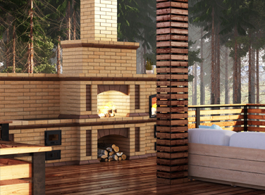 Образец выполненной 3D визуализации